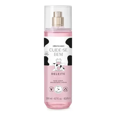 Body Splash Cuide-se Bem Deleite Boticário 200ml Vegano Suave