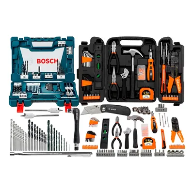 Kit Maleta Ferramentas Completa 194 Peças Bosch Profissional Preto
