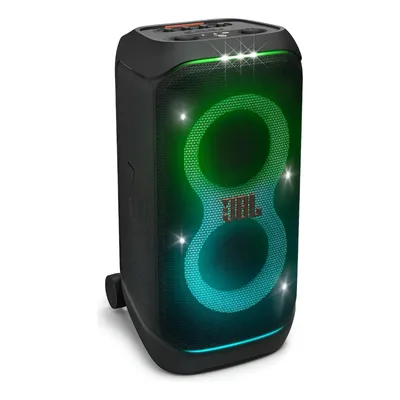 Caixa de Som JBL PartyBox Stage 320 Bluetooth Portátil Com Show de Luzes e Resistente a Respingos – 240W RMS Preta