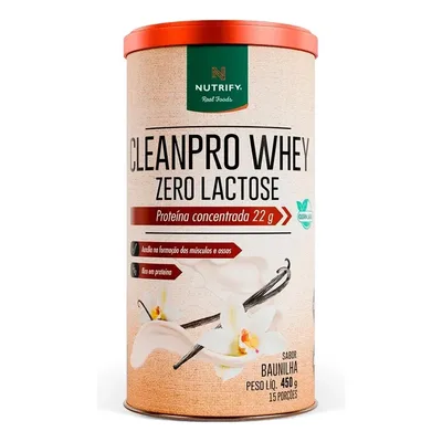 Nutrify Cleanpro Whey Zero Lactose 450g