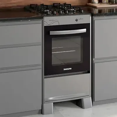 Fogão Neoglass 4 Queimadores Prix Fgvng410prix Suggar Cor Prateado