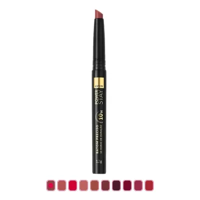 Batom Avon Power Stay Preciso Matte 10h - Cor Nude Elegante