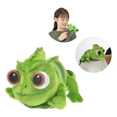 Pelúcia Disney Pascal Enrolados Camaleão Magnetico Presente
