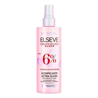 Acidificante Capilar Ultra Gloss com Ácido Glicólico L'Oréal Paris Elseve 200ml
