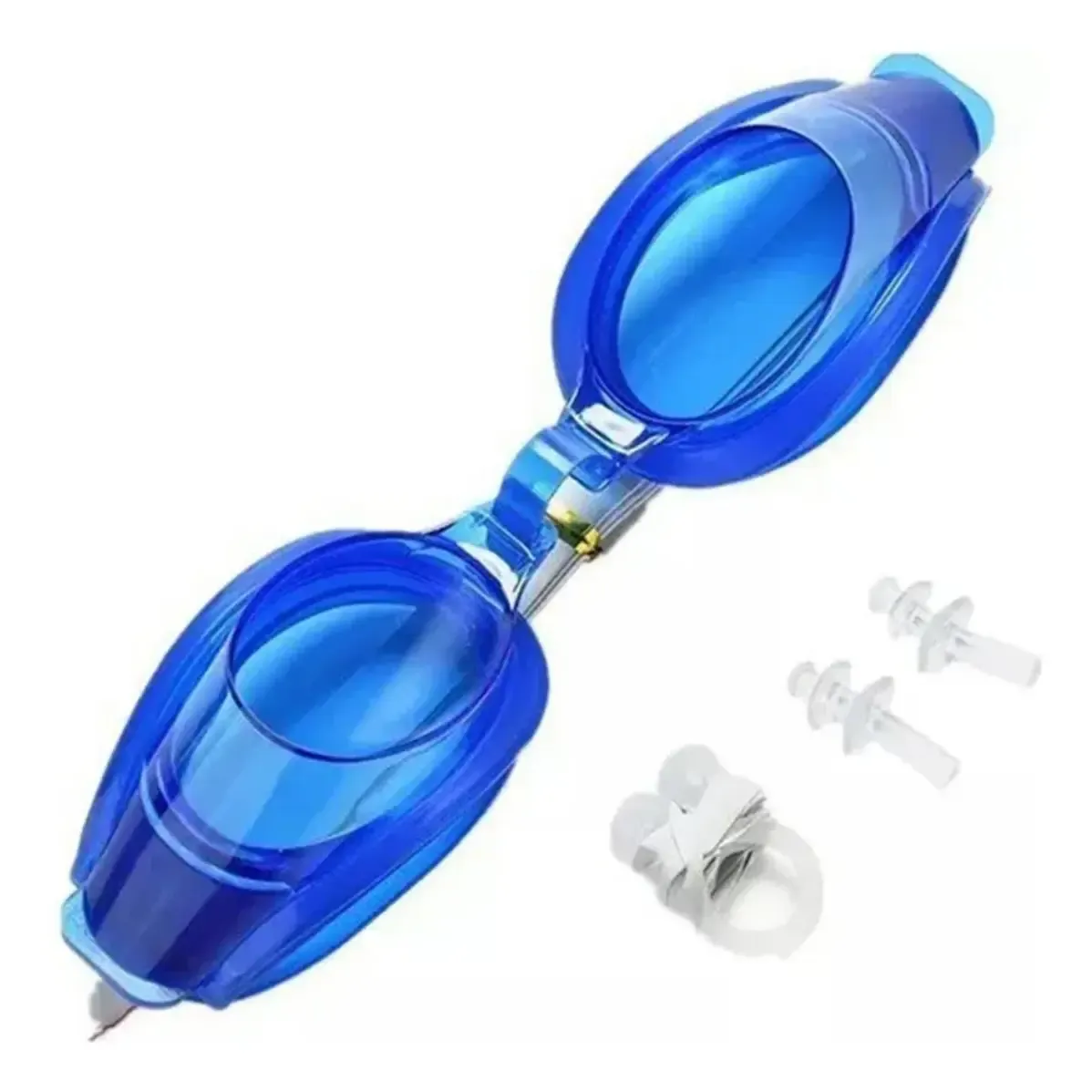 Óculos De Natação Infantil Ajustáveis Com Kit De Proteção