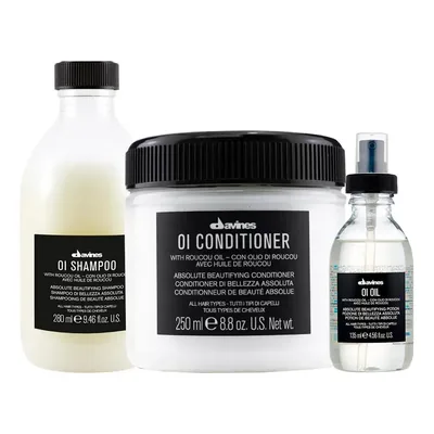 Kit Davines Essential Haircare Oi - Sh E Cond 250ml E Oi Oil