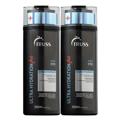 Condicionador Truss Ultra Hydration Plus para Cabelos Ressecados e Danificados – Kit com 2 Unidades