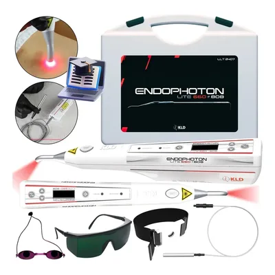 Laser Combo 660nm 808nm Endophoton Kld Cicatriz Dor Edema 127/220v