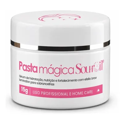 Gel Sobrancelhas SourCil Pasta Mágica Brow Lamination Rosa 15g