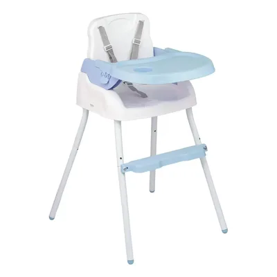 Cadeira De Alimentação Bebê Portátil 3em1 Styll Baby Segura Cor Azul-aço Cor