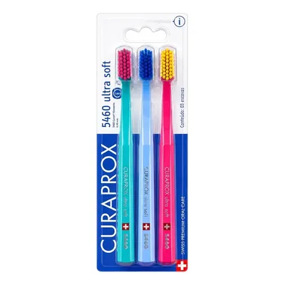 Trio Curaprox Ultra Soft Kit Com 3 Unidades Cores Sortidas
