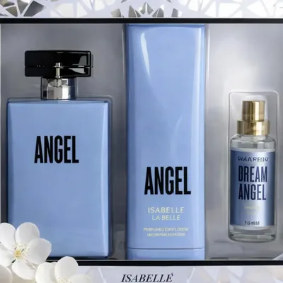 Kit Creme Corporal Angel Perfume De Cabelo E Perfume 100 Ml