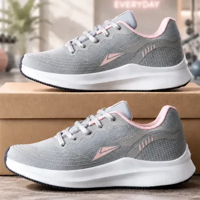 Tênis Sneeks Feminino Casual Academia Treino Promoção Cinza/rosa Sneeks 36,0 Br