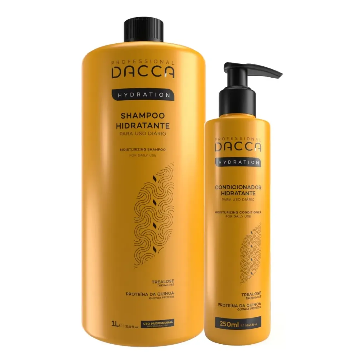 Dacca Hidratação Shampoo 1 Litro e Condicionador Profissional