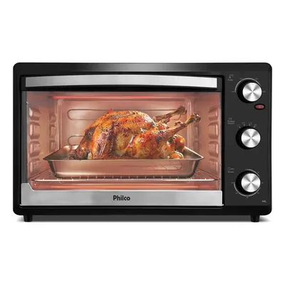 Forno Elétrico Philco 44L Preto Dupla Resistência PFE44P