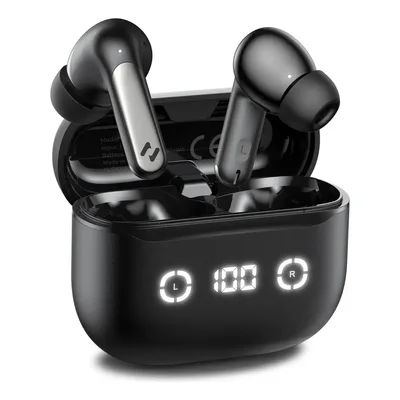 Fones De Ouvido Sem Fio Enc Havit Tw984 Nc01t Bluetooth 5.4 Preto