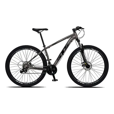 Bicicleta Gts Dexter 21v Aro 29 Shimano Freio a disco Cor Grafite Com Preto Tamanho Do Quadro 19