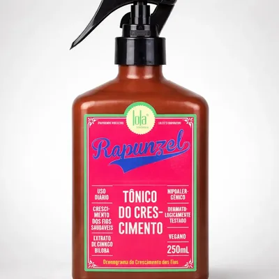 Tônico Capilar Rapunzel De Crescimento Lola Cosmetics 250ml