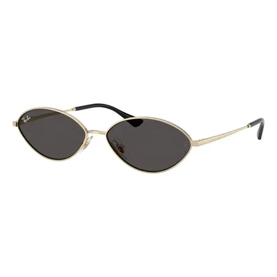 Ray Ban Oculos Solar Kai Cor Sólida Pale Gold Dark Grey