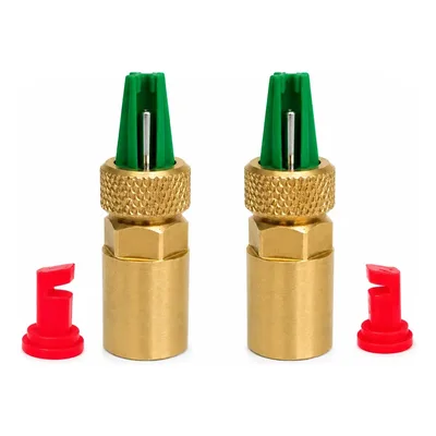 Kit 2 Bico Ponta De Cerca Latão 1/2 Xt 10 + 2 Bico TK Defletor