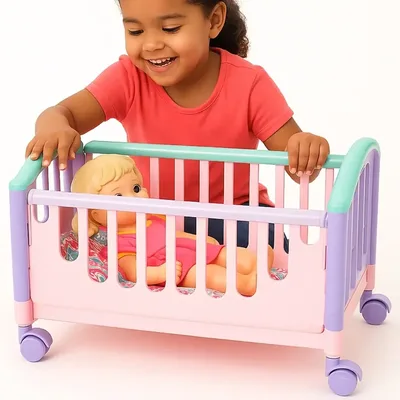 Bercinho Grande Infantil Brinquedo Berço Gigante Boneca Bebe Reborn Atacarejo Kids