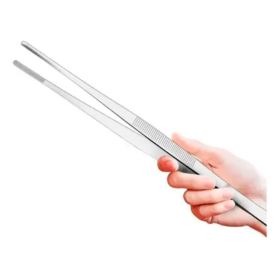Pinça Inox 30cm Profissional Culinária Gastronomia Churrasco