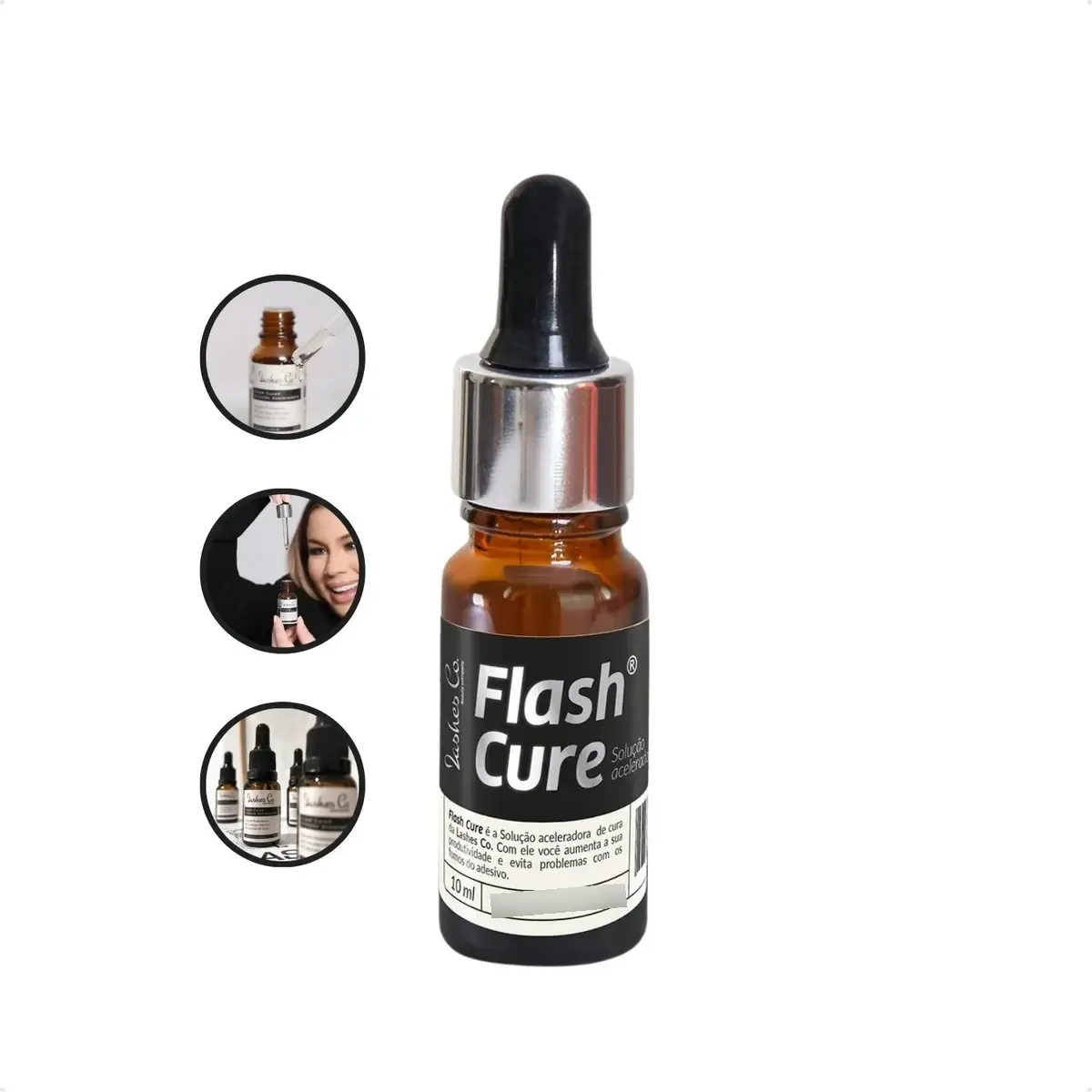 Finalizador Acelerador Flash Cure Cílios Lashes Co 10ml