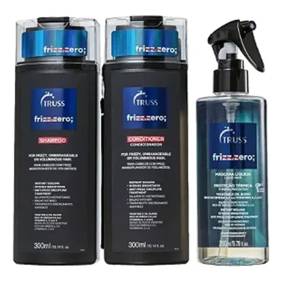 Kit Truss Frizz Zero Home Care Trio (3 Produtos)