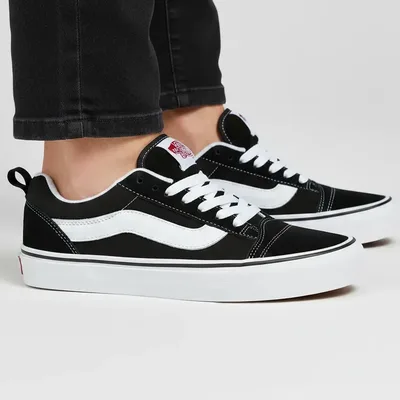 Tênis Vans Knu Skool Preto E Branco Original Skate