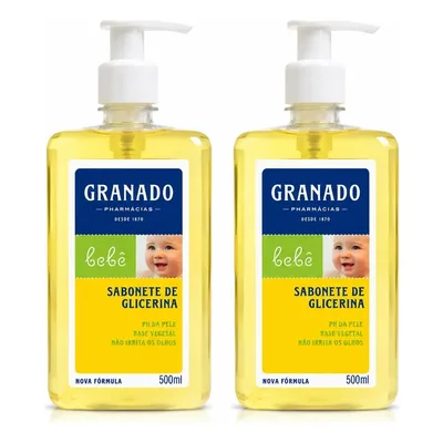 Kit C/ 2 Sabonete Granado Líquido Bebê Tradicional 500ml