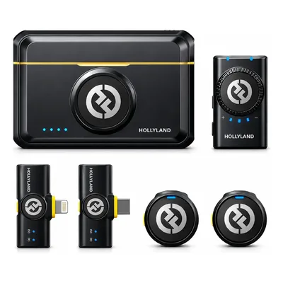 Microfone Lapela Lark M2 Combo Usb C E Lightning Bluetooth Preto