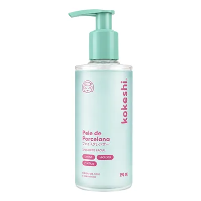 Sabonete Facial Em Gel Pele De Porcelana 190ml Kokeshi Todo Tipo De Pele Dia/noite