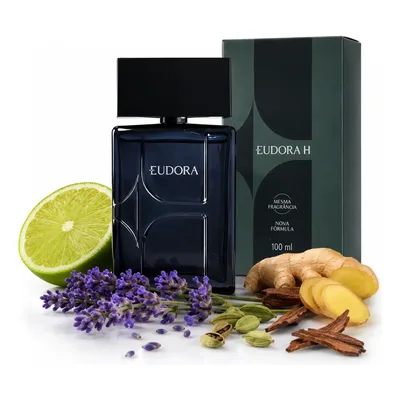 Eudora H Perfume Masculino Desodorante Colônia 100ml