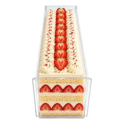 Forma Acrílica Slice Cake Confeitaria Bolo Fatia 30x10cm