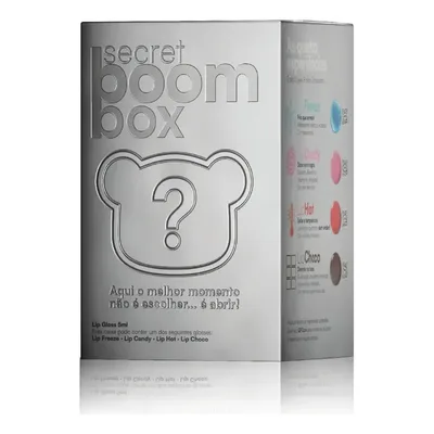 Mboom Secret Boom Box Gloss Com Bommie E Chaveiro Ursinho Aleatório