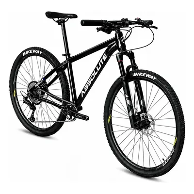 Bicicleta Absolute Nero 6 Comp Shimano Deore Freio Mt200 12v Preto/branco 15