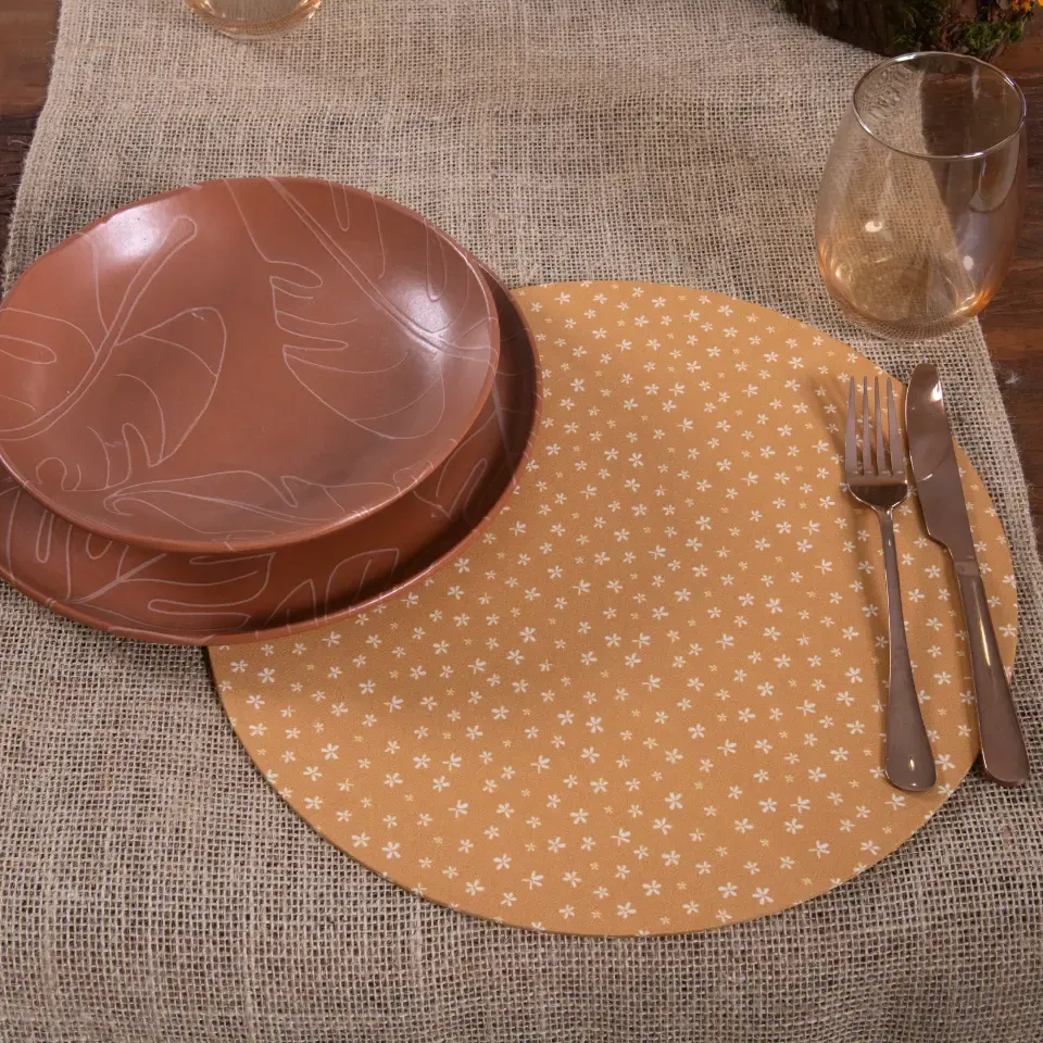 Sousplat Estampado Mesa Posta 35cm Diâmetro Decorativo