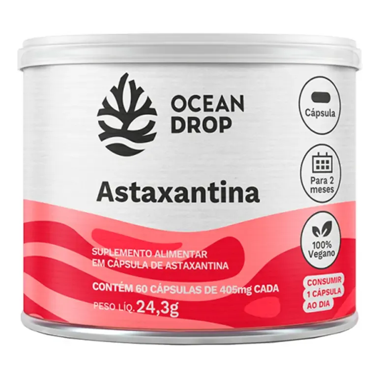 Astaxantina Ocean Drop 60 cápsulas 24.3mL