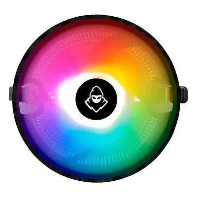 Cooler para Processador Intel e AMD Mancer Hazel Rainbow 120mm 80W Intel LGA 775 115x 1200 AMD AM2 AM3 FM2 MCR-HZL-01