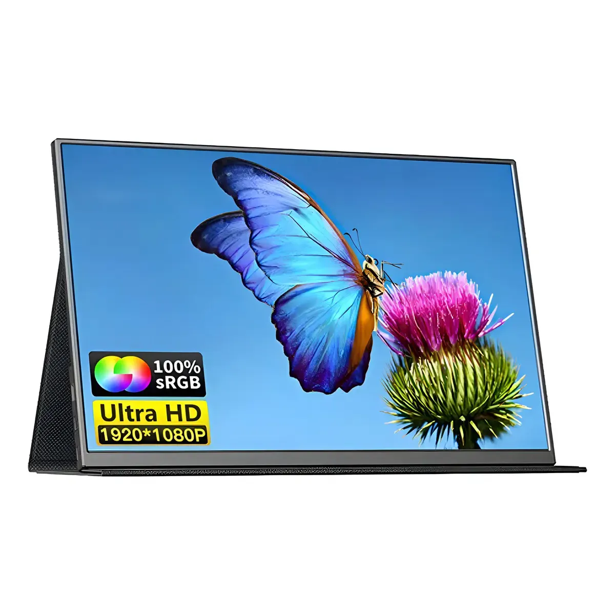 Monitor Portátil Tomate 15" Full HD IPS HDMI USB-C Preto