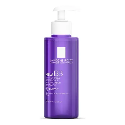 Gel de Limpeza Facial Antimanchas Uniformizador com Melasyl, Niacinamida e PHA, Limpa Profundamente e Uniformiza o Tom da Pele, Mela B3 La Roche-Posay, 120g