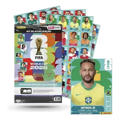 Kit de atualização do álbum da Copa do Mundo FIFA 2026
