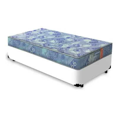Cama Box Solteiro Com Colchão De Espuma D20 Gazin Supreme
