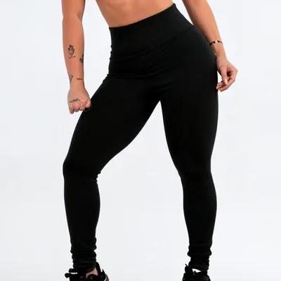 Calça Legging Leg Zero Transparência Cintura Alta Academia
