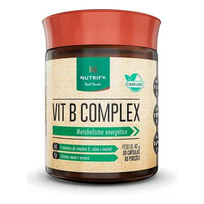 Vit B Complex Pote 60 Cápsulas - Nutrify