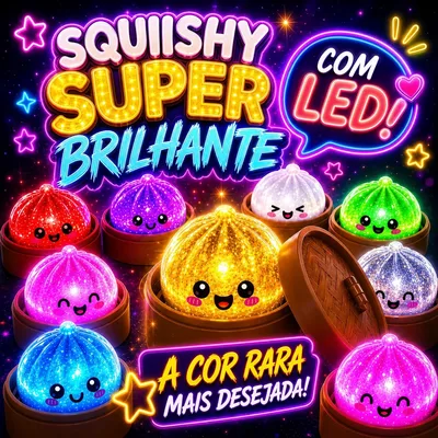 Squishy Dumpling Cor Surpresa Bolinho Baozi Relaxante Viral Diversos