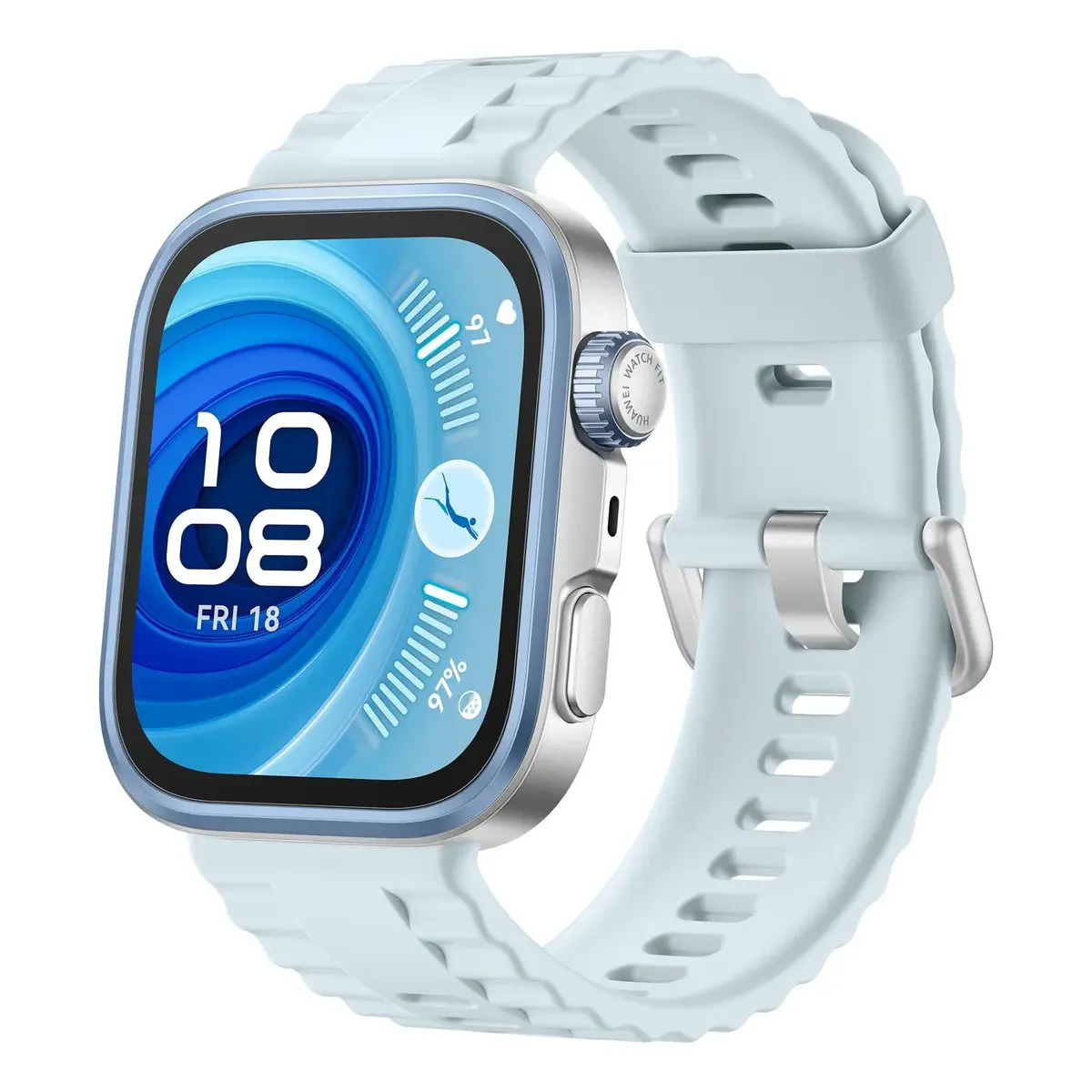 Smartband Huawei Fit 4 Pro Azul-Claro com GPS, NFC e Bateria de 10 Dias
