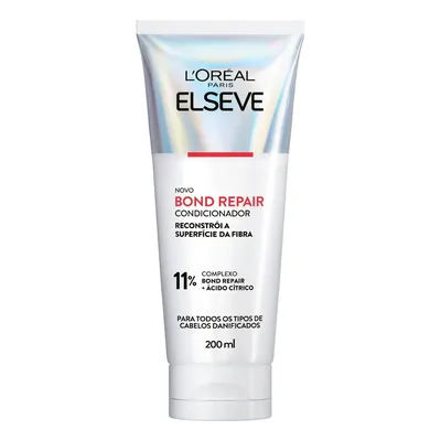 Condicionador Elseve Bond Repair para Cabelos Danificados com Ácido Cítrico 200 mL
