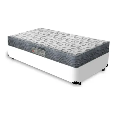 Cama Box Com Colchão Espuma D33 Ortobom Iso 100 Solteiro Cor Branco