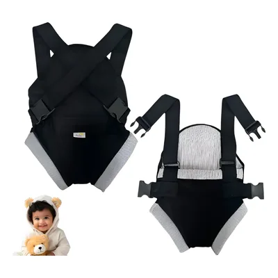 Canguru Bolsa Mochila Carregar Bebe Nenem Baby Sling Passear Canguru Preto